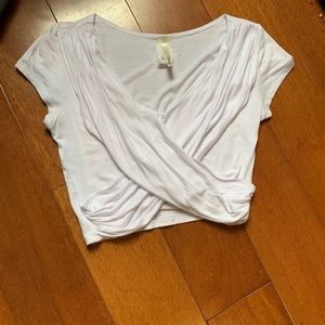 white summer crop top